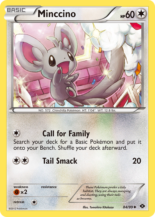 Minccino 84/99 Uncommon | Next Destinies | Pokemon Card