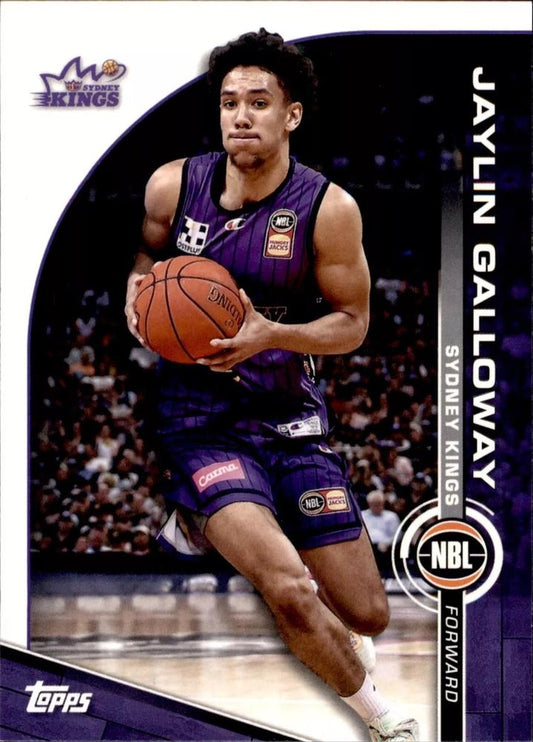 Jaylin Galloway #85 Sydney Kings | 2023-24 Topps NBL | NBL Trading Card