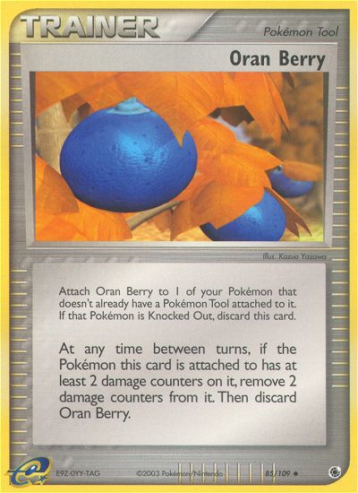 Oran Berry 85/109 Uncommon | Ruby & Sapphire | Pokemon Card