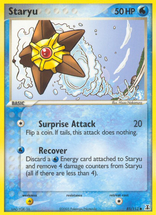 Staryu 85/113 Common | Delta Species | Pokemon Card