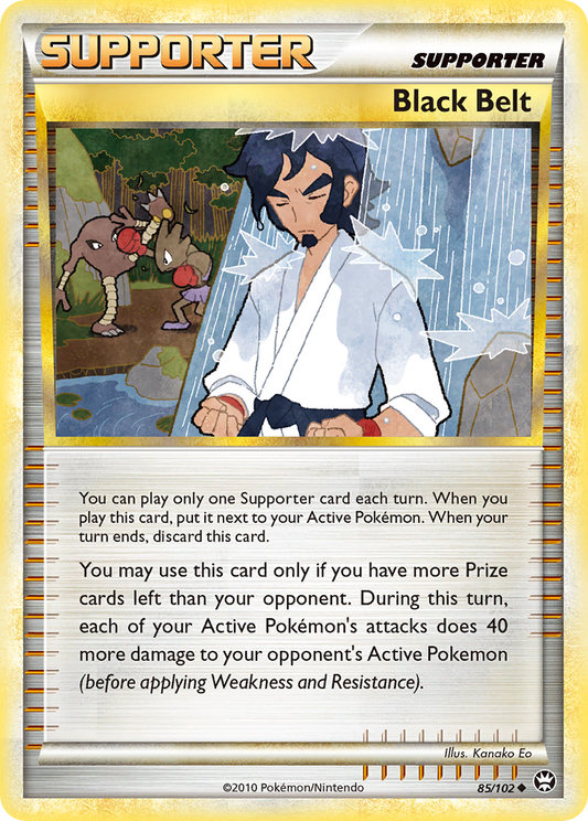 Black Belt 85/102 Uncommon | HS—Triumphant | Pokemon Card