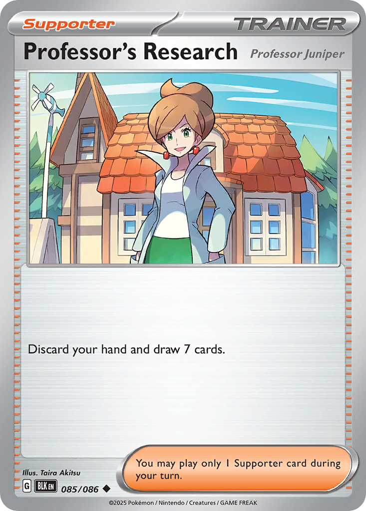 Professor's Research 85/86 Uncommon | Black Bolt | Pokemon Card