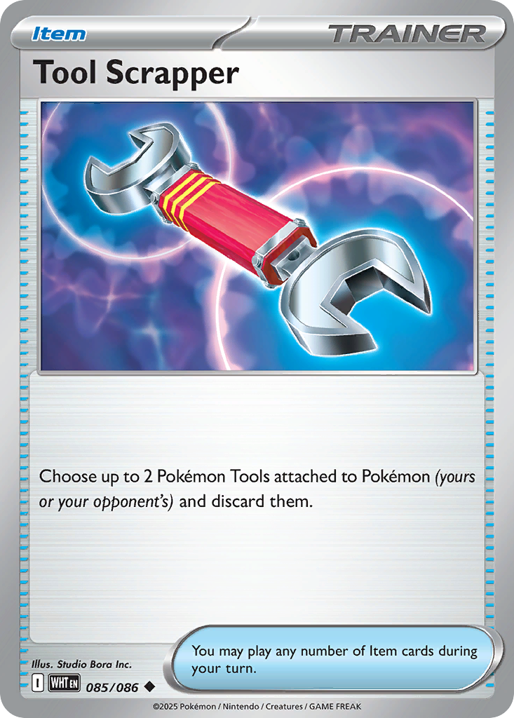 Tool Scrapper 85/86 Uncommon | White Flare | Pokemon Card
