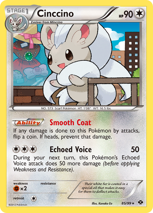 Cinccino 85/99 Rare Holo | Next Destinies | Pokemon Card