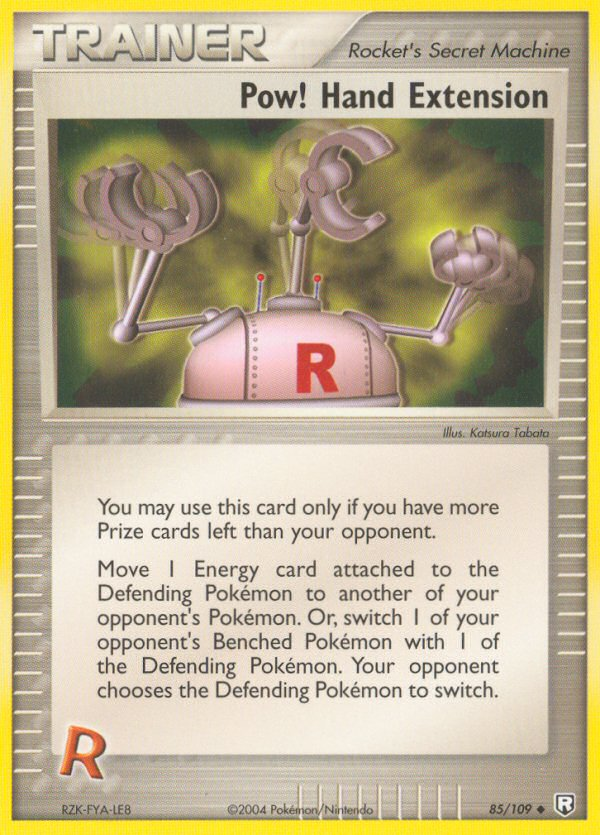 Pow! Hand Extension 85/109 Uncommon | Team Rocket Returns | Pokemon Card
