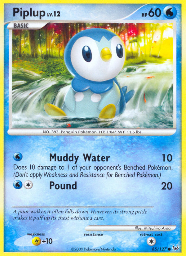Piplup 85/127 Common | Platinum | Pokemon Card