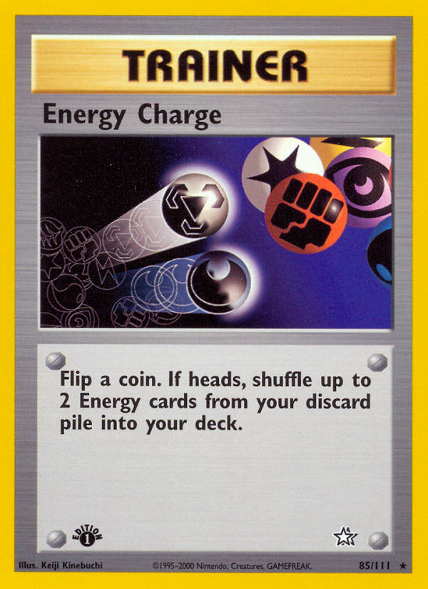 Energy Charge 85/111 Rare | Neo Genesis | Pokemon Card