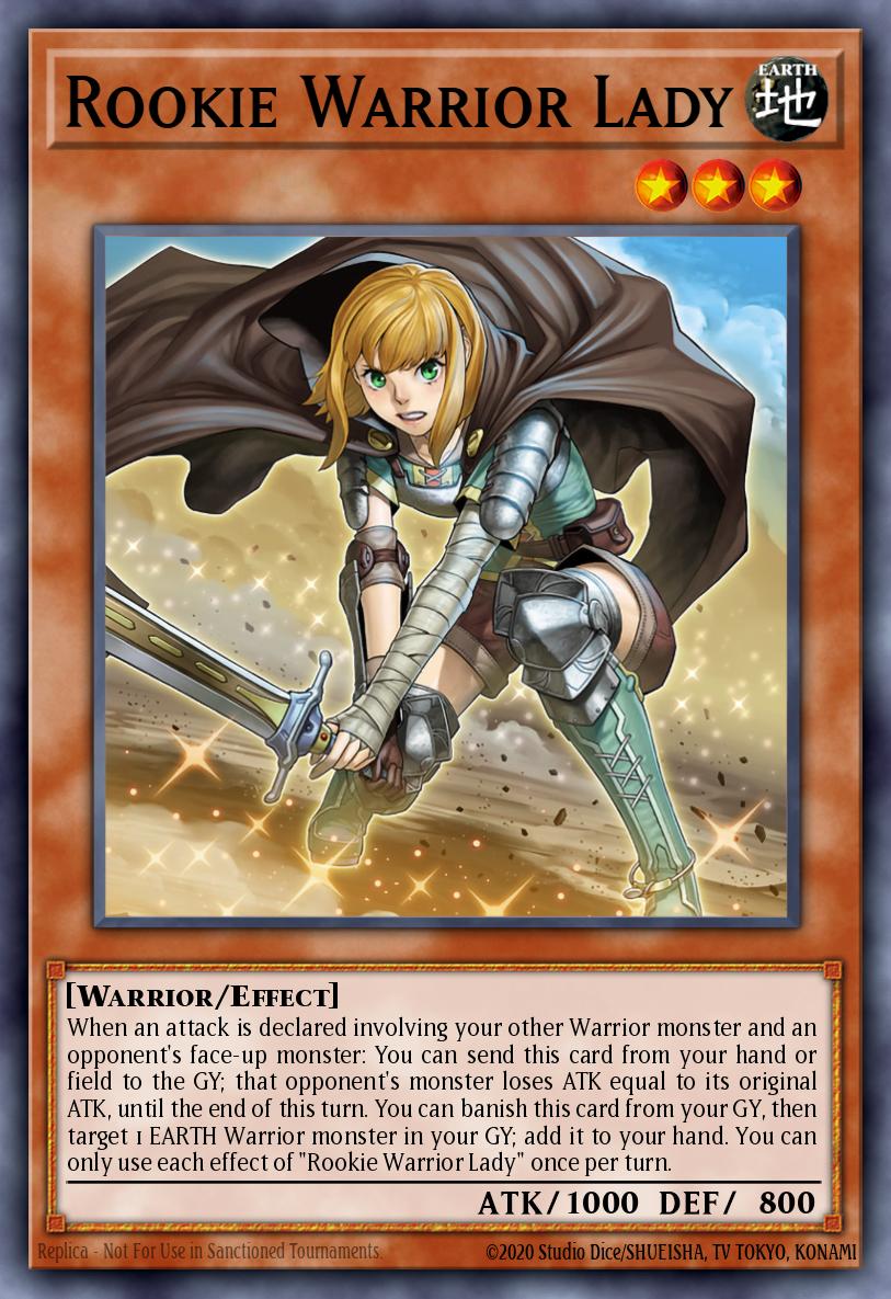 Rookie Warrior Lady - GFP2-EN043 Ultra Rare