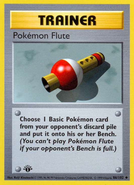Pokémon Flute 86/102 Uncommon | Base | Pokemon Card
