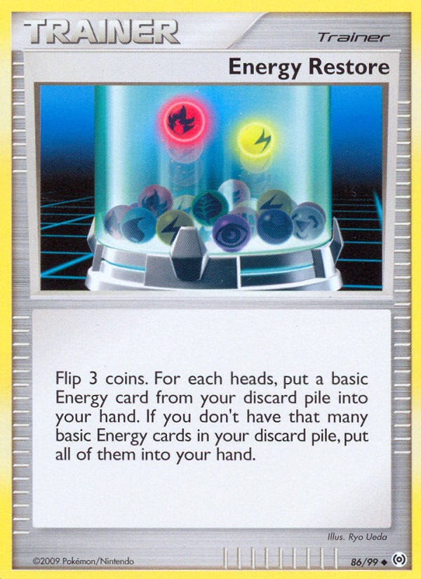 Energy Restore 86/99 Uncommon | Arceus | Pokemon Card