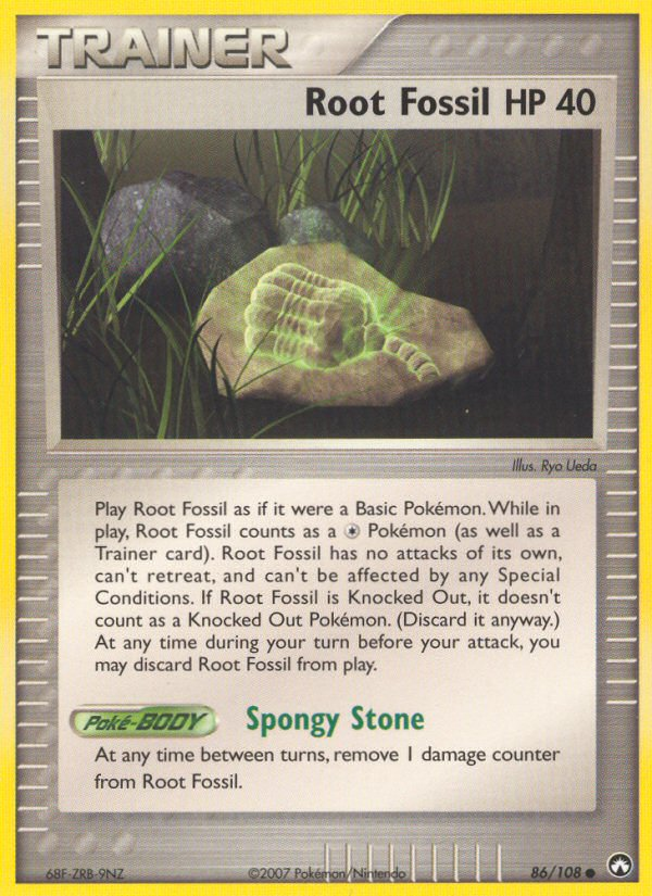 Root Fossil 86/108 Common | Power Keepers | Pokemon Card