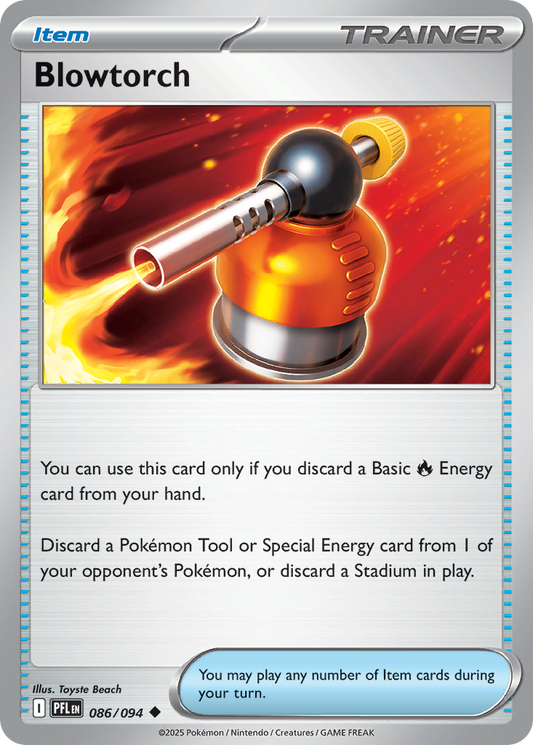 Blowtorch 86/94 Uncommon | Phantasmal Flames | Pokemon Card