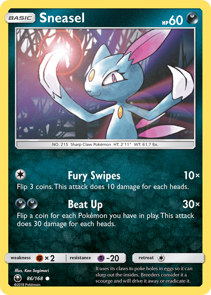 Sneasel 86/168 Common | Celestial Storm | Pokemon Card