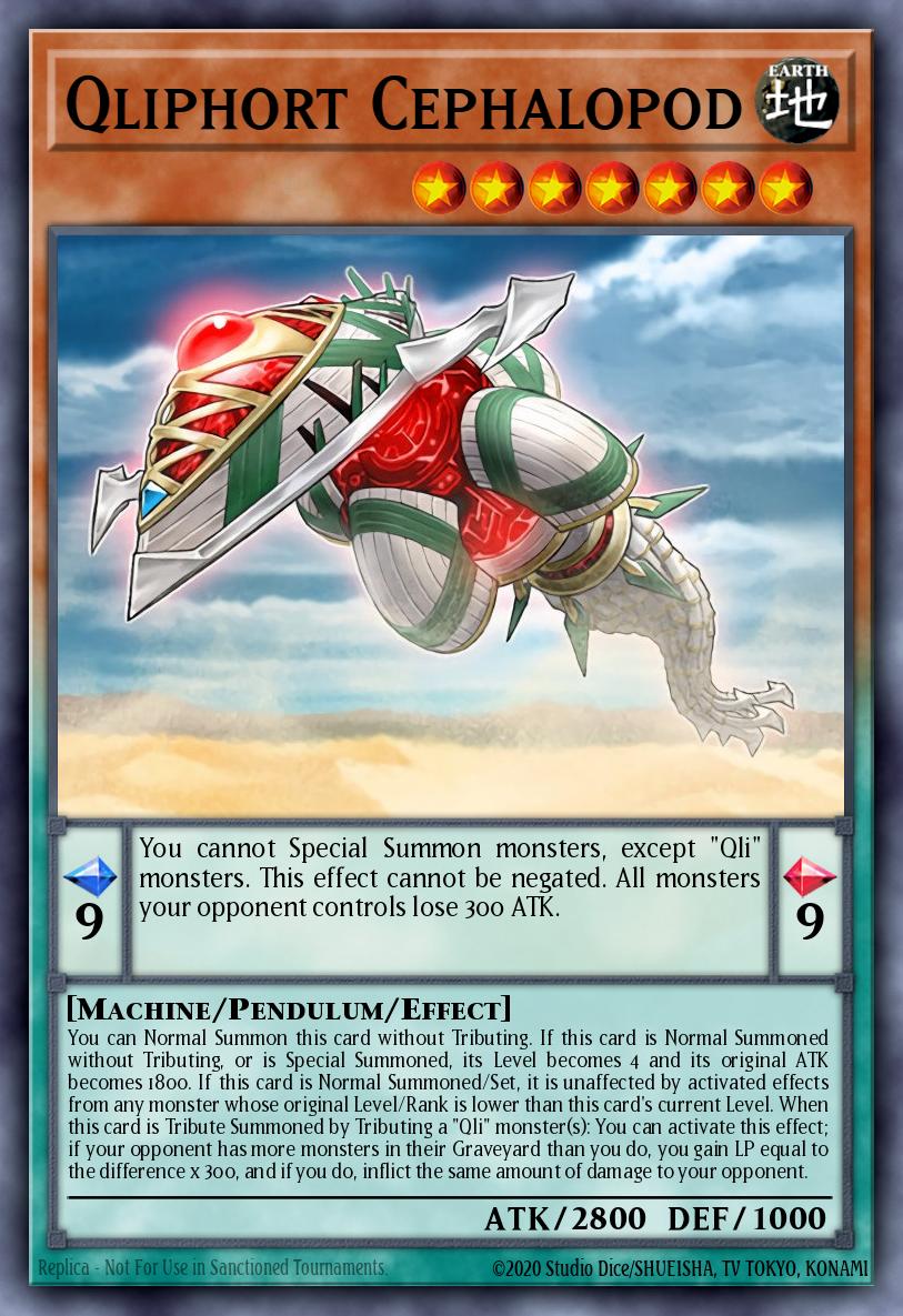 yugioh qli cards Qliphort Cephalopod - SECE-EN021 Super Rare