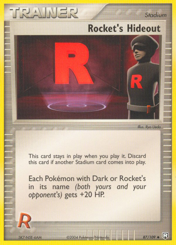 Rocket's Hideout 87/109 Uncommon | Team Rocket Returns | Pokemon Card