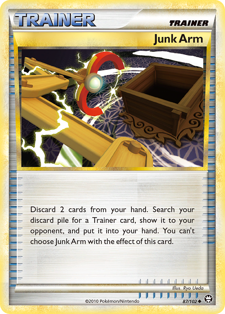 Junk Arm 87/102 Uncommon | HS—Triumphant | Pokemon Card