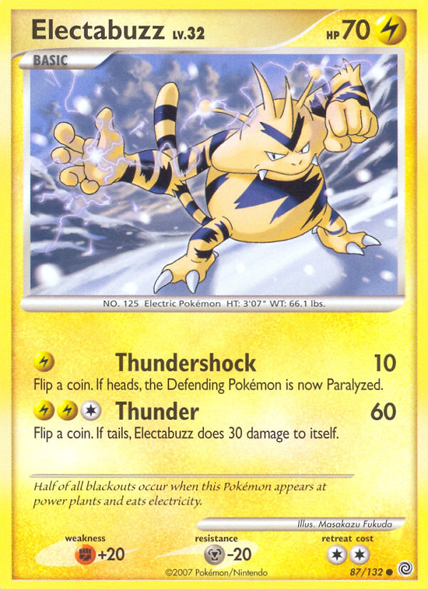 Electabuzz 87/132 Common | Secret Wonders | Pokemon Card
