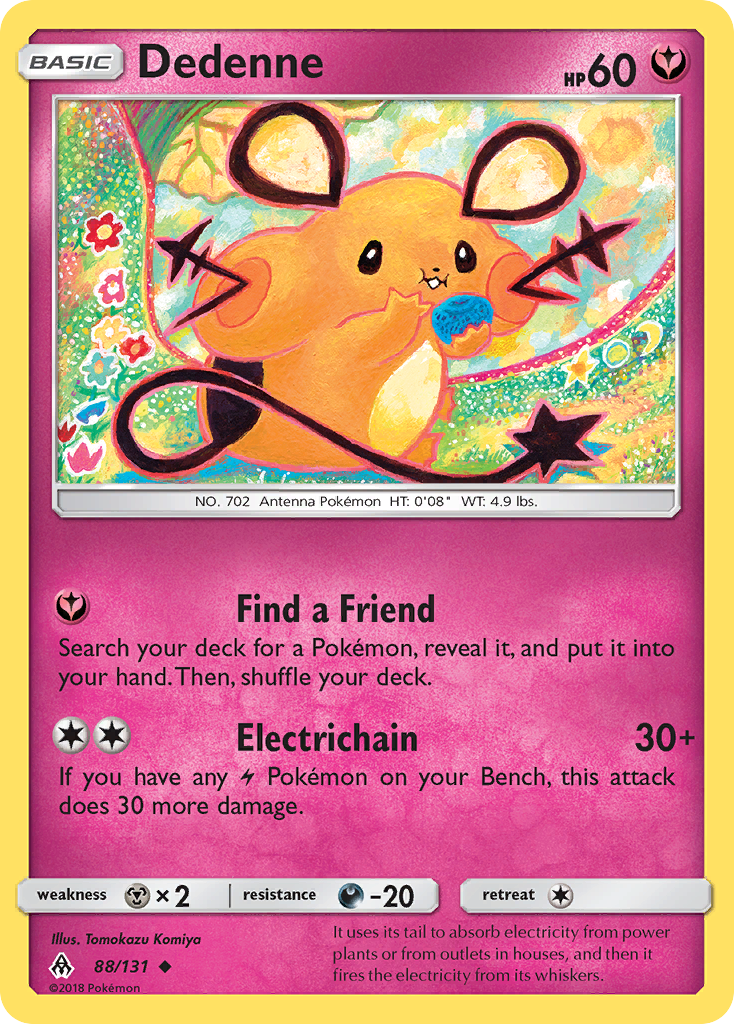 Dedenne 88/131 Uncommon | Forbidden Light | Pokemon Card