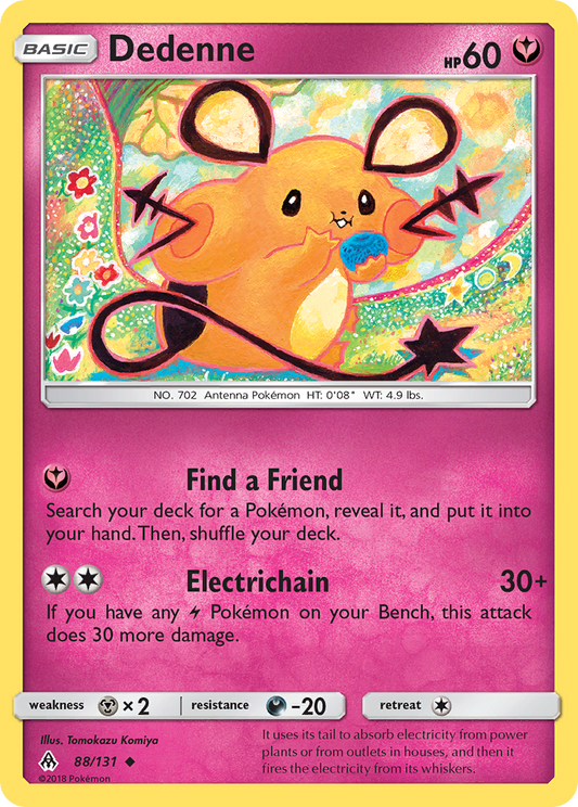 Dedenne 88/131 Uncommon | Forbidden Light | Pokemon Card