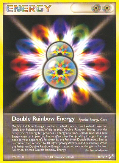 Double Rainbow Energy 88/95 Rare | Team Magma vs Team Aqua | Pokemon Card