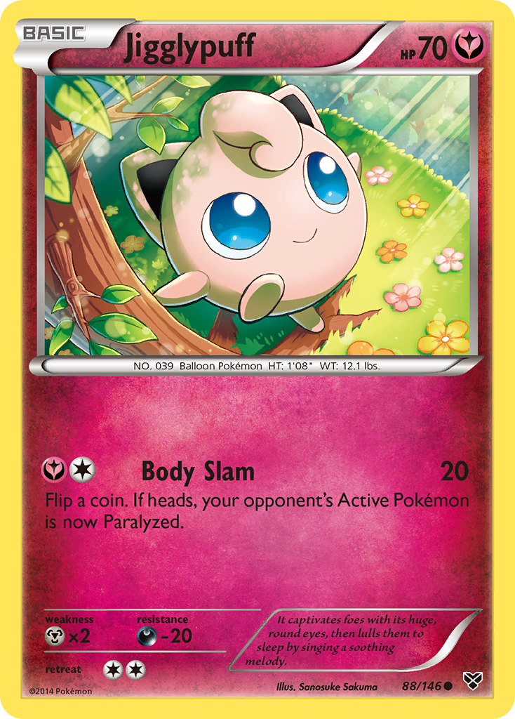 round pokemon cards Buy Jigglypuff 88/146 Common | XY