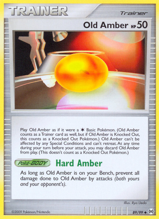 Old Amber 89/99 Common | Arceus | Pokemon Card
