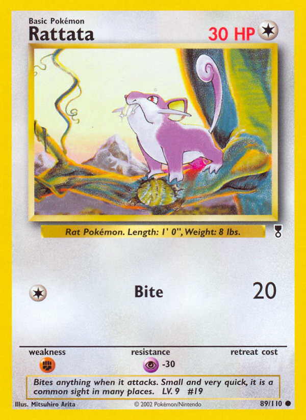 Rattata 89/110 Common | Legendary Collection | Pokemon Card