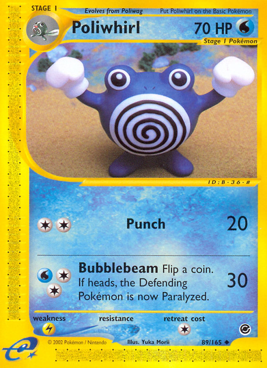 Poliwhirl 89/165 Uncommon | Expedition Base Set | Pokemon Card