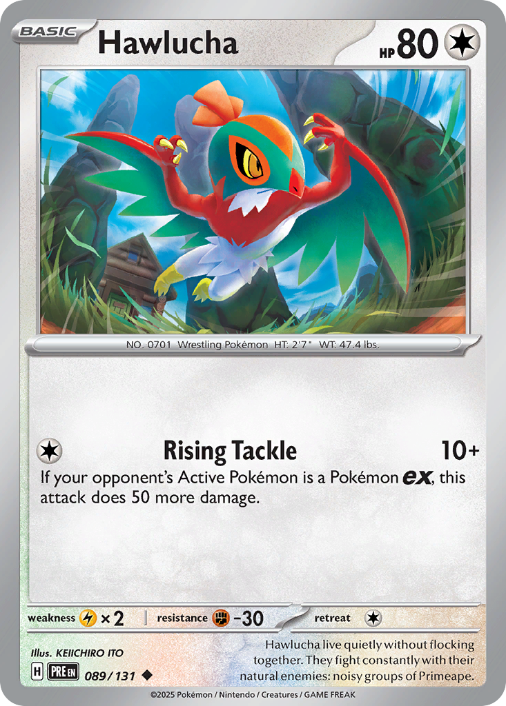 Hawlucha 89/131 Uncommon | Prismatic Evolutions | Pokemon Card