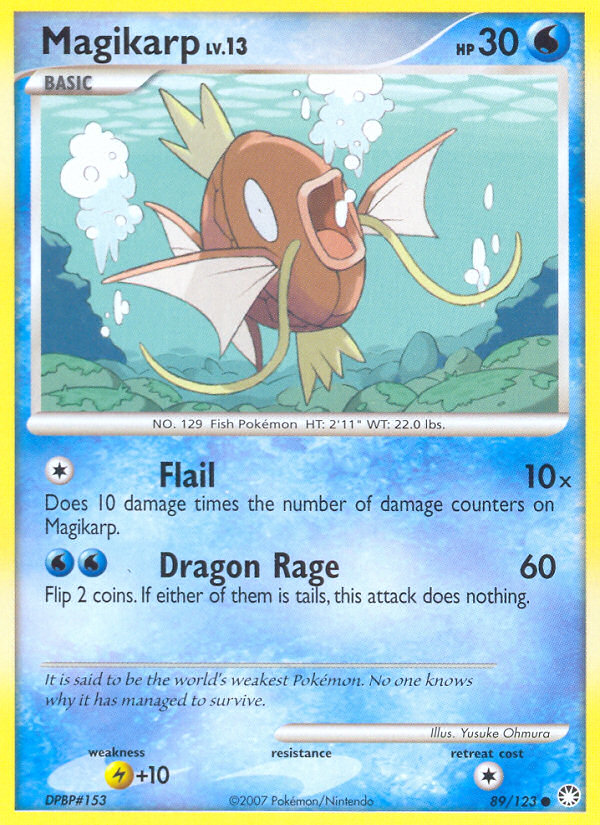 Magikarp 89/123 Common | Mysterious Treasures | Pokemon Card
