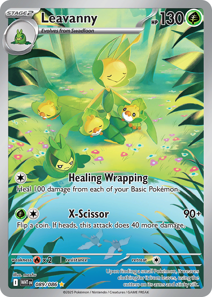Leavanny 89/86 Illustration Rare | White Flare | Pokemon Card