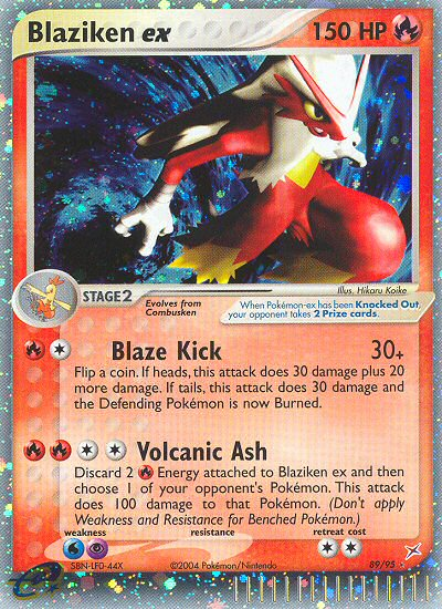 Blaziken ex 89/95 Rare Holo EX | Team Magma vs Team Aqua | Pokemon Card
