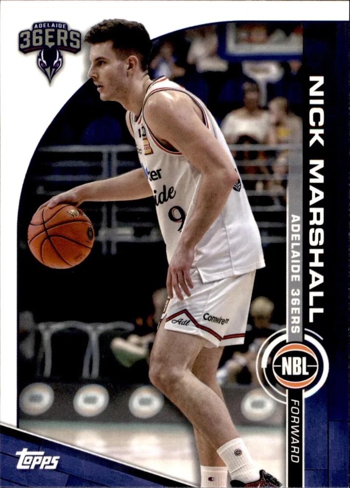 Nick Marshall #8 Adelaide 36ers | 2023-24 Topps NBL | NBL Trading Card