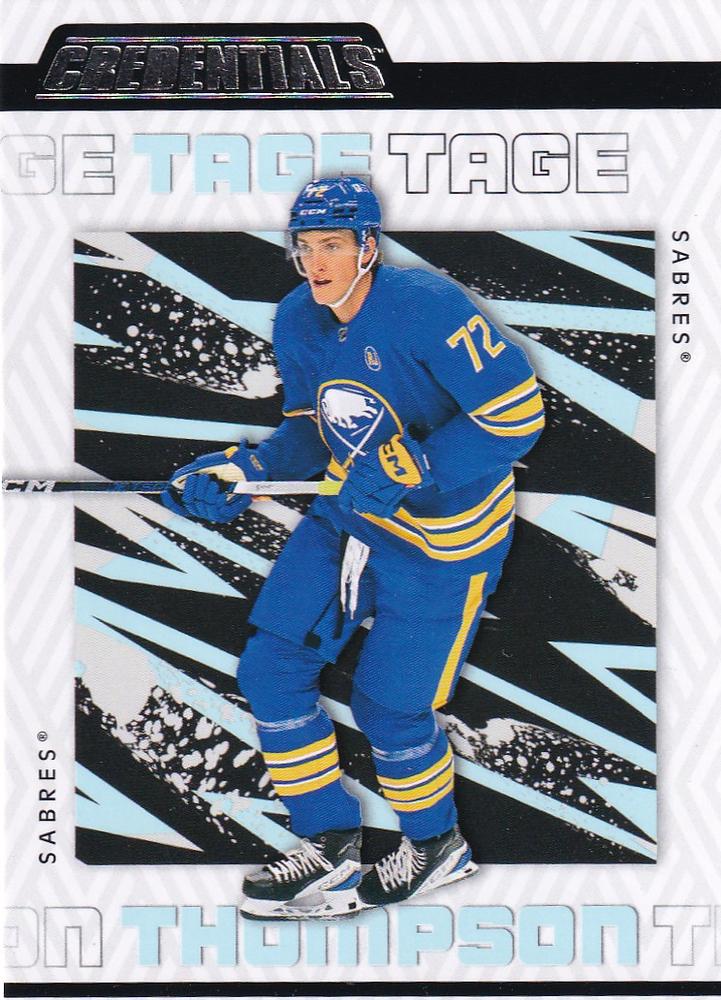 Tage Thompson #8 Buffalo Sabres | 2023-24 Upper Deck Credentials | NHL Trading Card