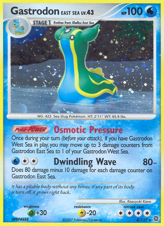 Gastrodon East Sea 8/132 Rare Holo | Secret Wonders | Pokemon Card