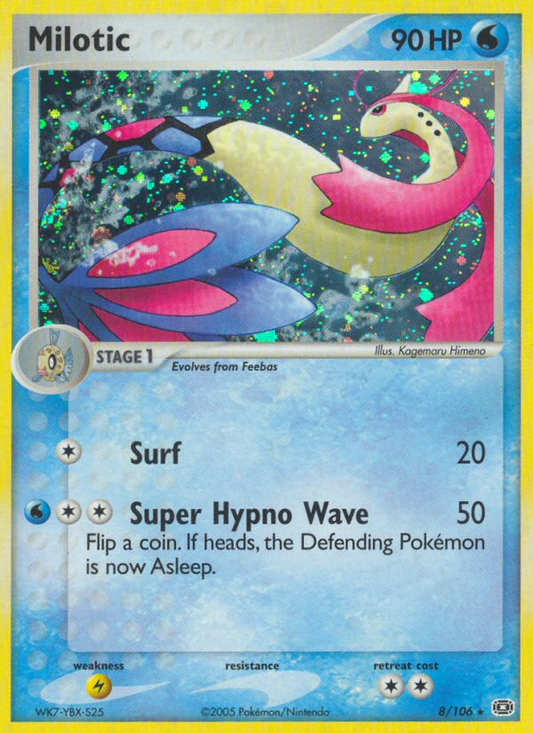 Milotic 8/106 Rare Holo | Emerald | Pokemon Card