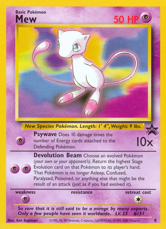 Mew 8/53 Promo | Wizards Black Star Promos | Pokemon Card