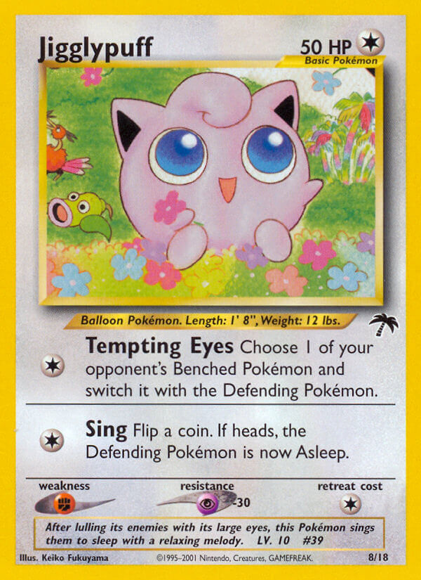 Jigglypuff 8/18 | Southern Islands | Pokemon Card