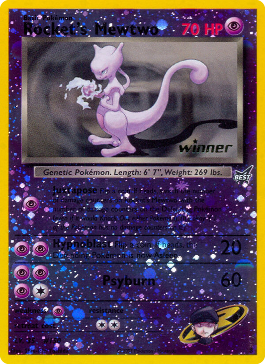 Rocket's Mewtwo #8 Promo | Best of Game | Pokemon Card