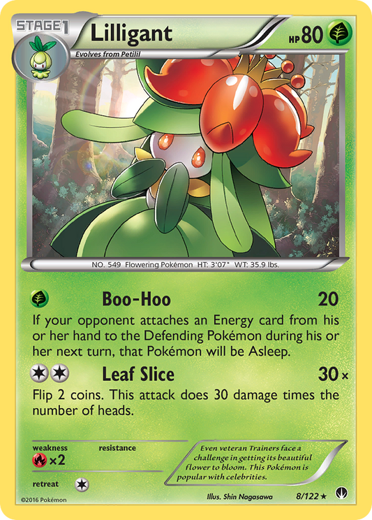 Lilligant 8/122 Rare | BREAKpoint | Pokemon Card