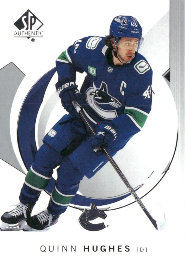 Quinn Hughes #90 Vancouver Canucks | 2024-25 SP Authentic | NHL Trading Card