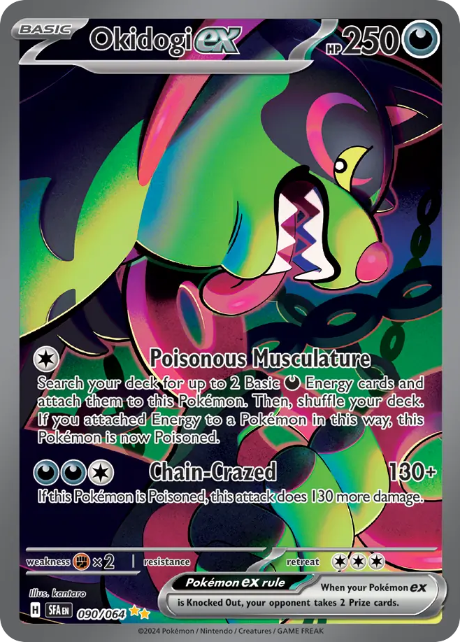 Okidogi ex 90/64 Special Illustration Rare | Shrouded Fable | Pokemon Card