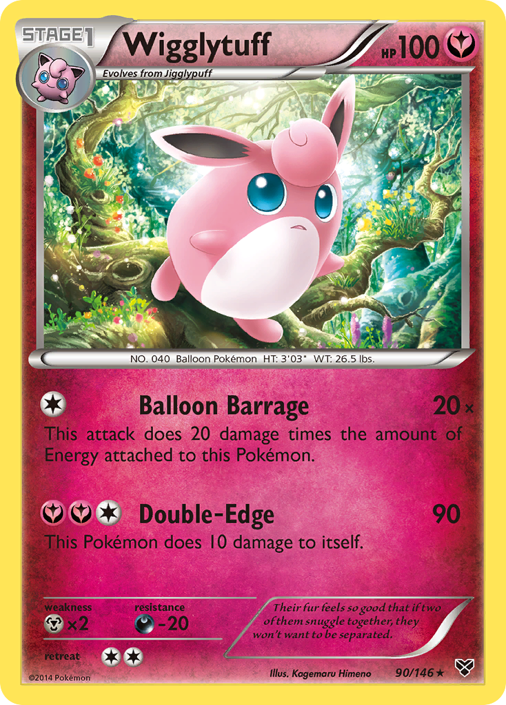 Wigglytuff 90/146 Rare | XY | Pokemon Card