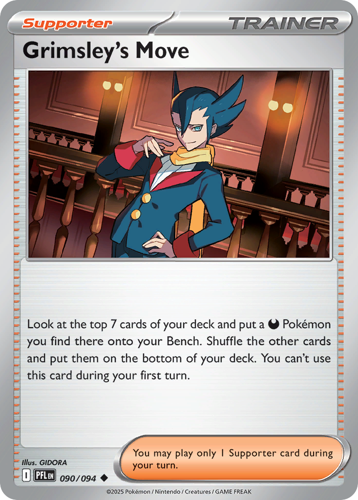Grimsley's Move 90/94 Uncommon | Phantasmal Flames | Pokemon Card