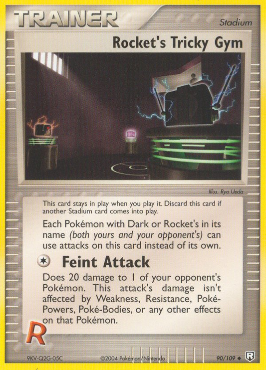 Rocket's Tricky Gym 90/109 Uncommon | Team Rocket Returns | Pokemon Card