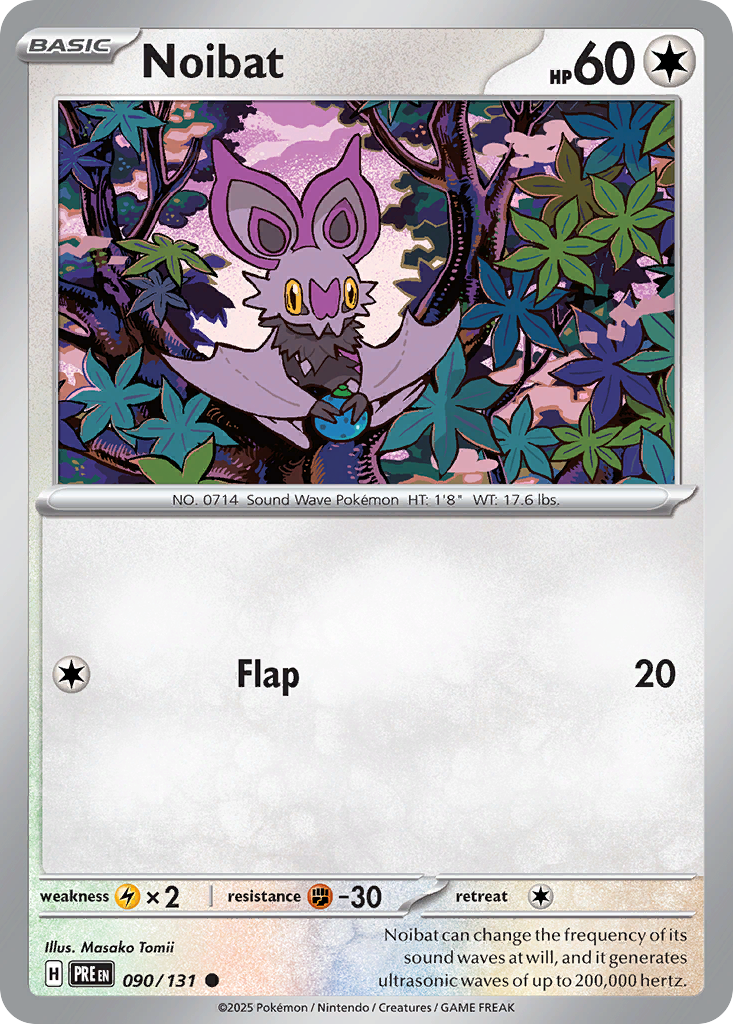 Noibat 90/131 Common | Prismatic Evolutions | Pokemon Card