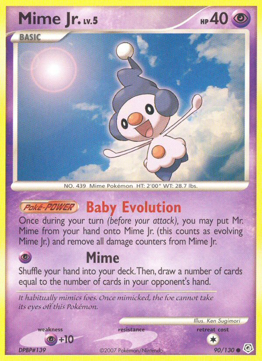 Mime Jr. 90/130 Common | Diamond & Pearl | Pokemon Card