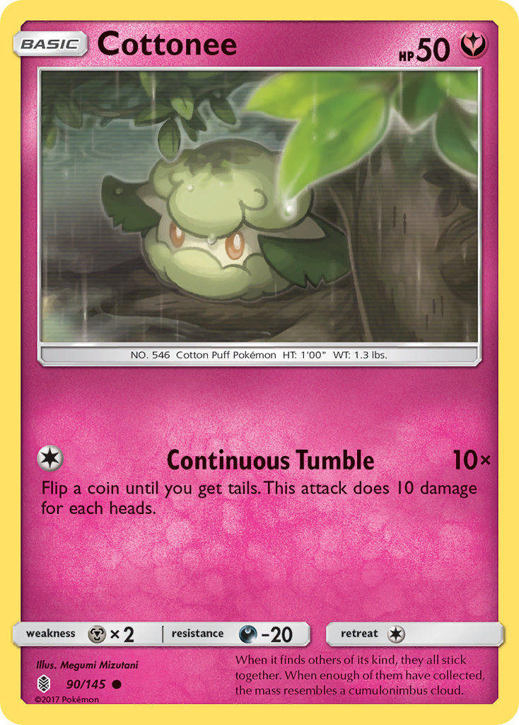 Cottonee 90/145 Common | Guardians Rising | Pokémon Card