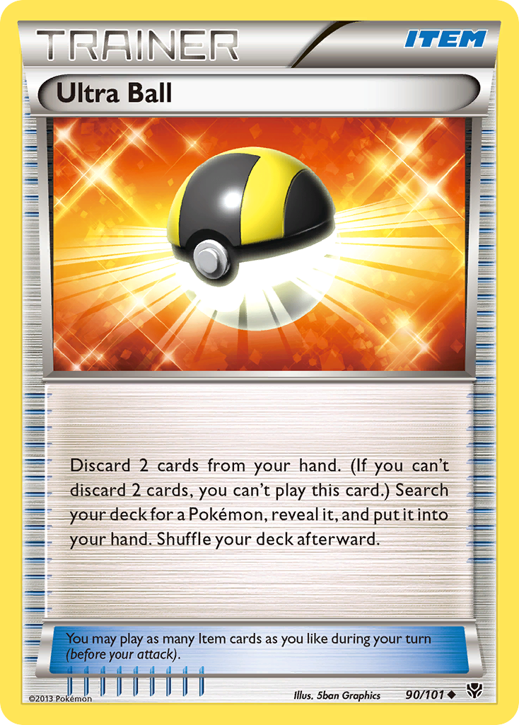Ultra Ball 90/101 Uncommon | Plasma Blast | Pokemon Card