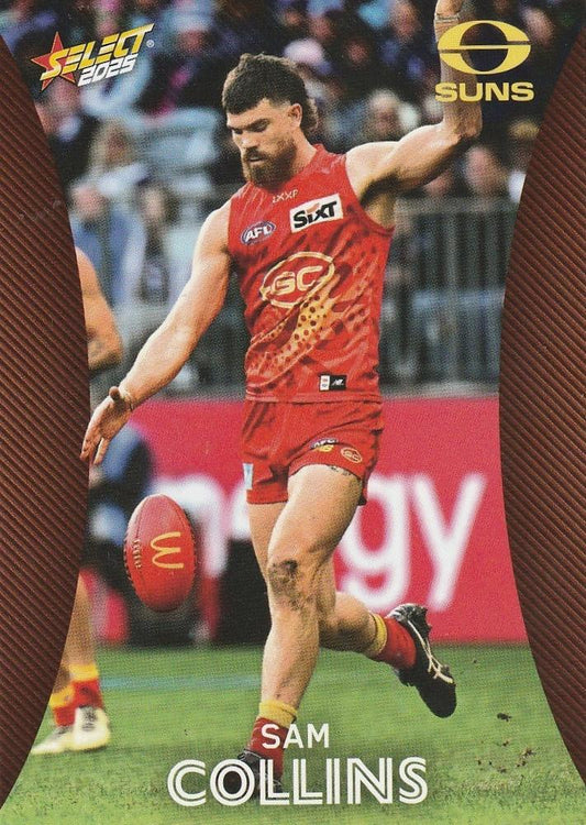 Sam Collins #91 Gold Coast Suns | 2025 Select AFL Footy Stars | Trading Card